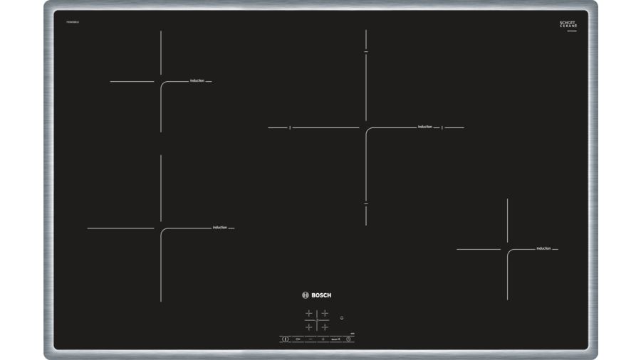 aanpassen helaas Stal Bosch Serie | 4 Inductiekookplaat 80 cm standard design │ keukenstunter