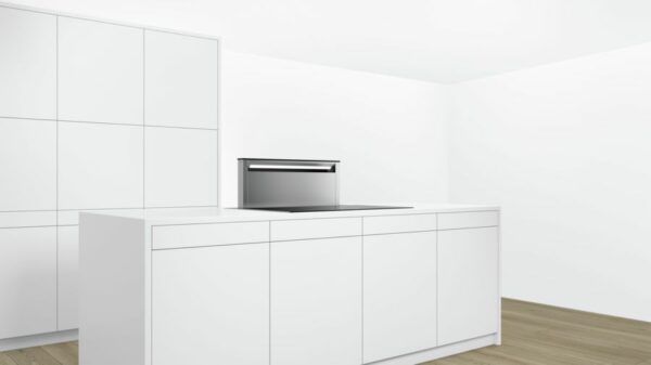 Keukenstunter - Bosch Serie | 6 Downdraft afzuigkap 90 cm zwart glas