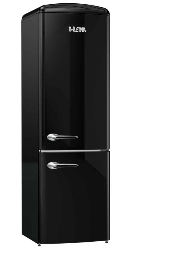 Keukenstunter - Etna Vrijstaande 2 deurs retro koel-vriescombinatie zwart 194cm