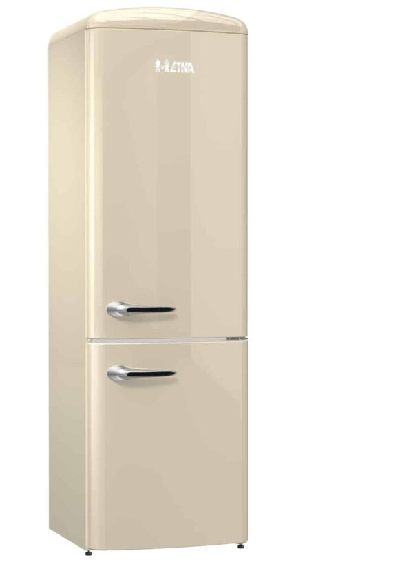 Keukenstunter - Etna Vrijstaande 2 deurs retro koel-vriescombinatie beige 194cm