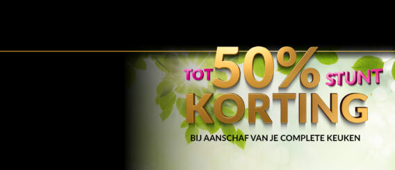Keukenstunter - KST_50% korting_gratis fiets_Maart_2024_Homepage_Banner_2560x1106